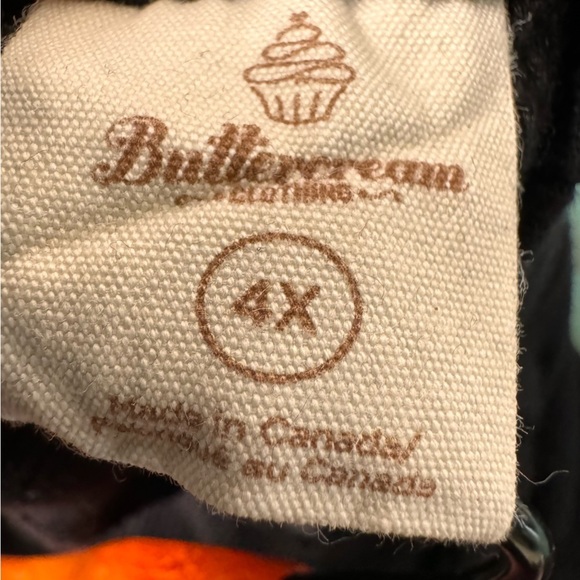 Buttercream Clothing Mock-Neck Long-Sleeved Ribbed Black Top Size 4x - Picture 8 of 8